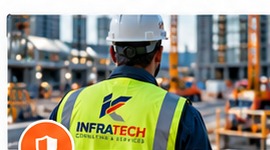 InfraTech safety support in a construction environment
